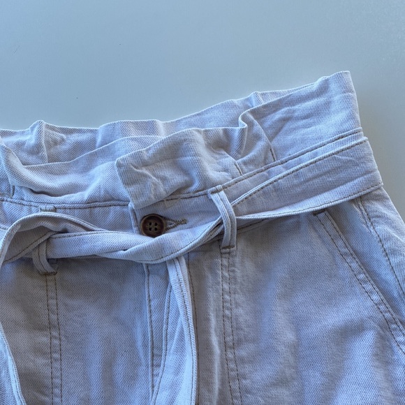 FREE PEOPLE Splendor in the Grass Oatmeal Skirt Tie Waist Size 0 - Picture 5 of 10